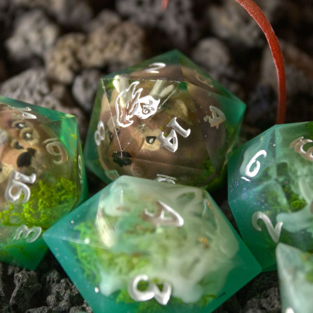 Druid Dice set with custom Wildshape inclusions