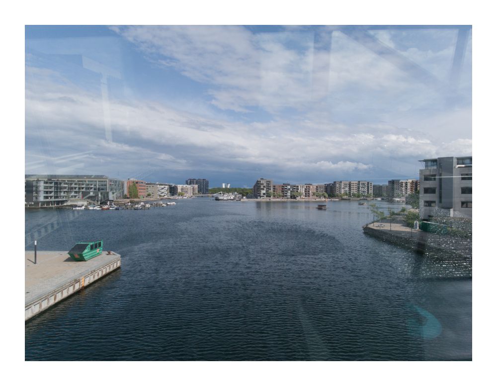 The view from the bridge. 