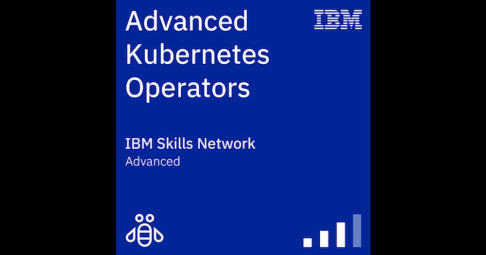 Advanced Kubernetes Operators was issued by IBM to Vladimir Mikhalev.