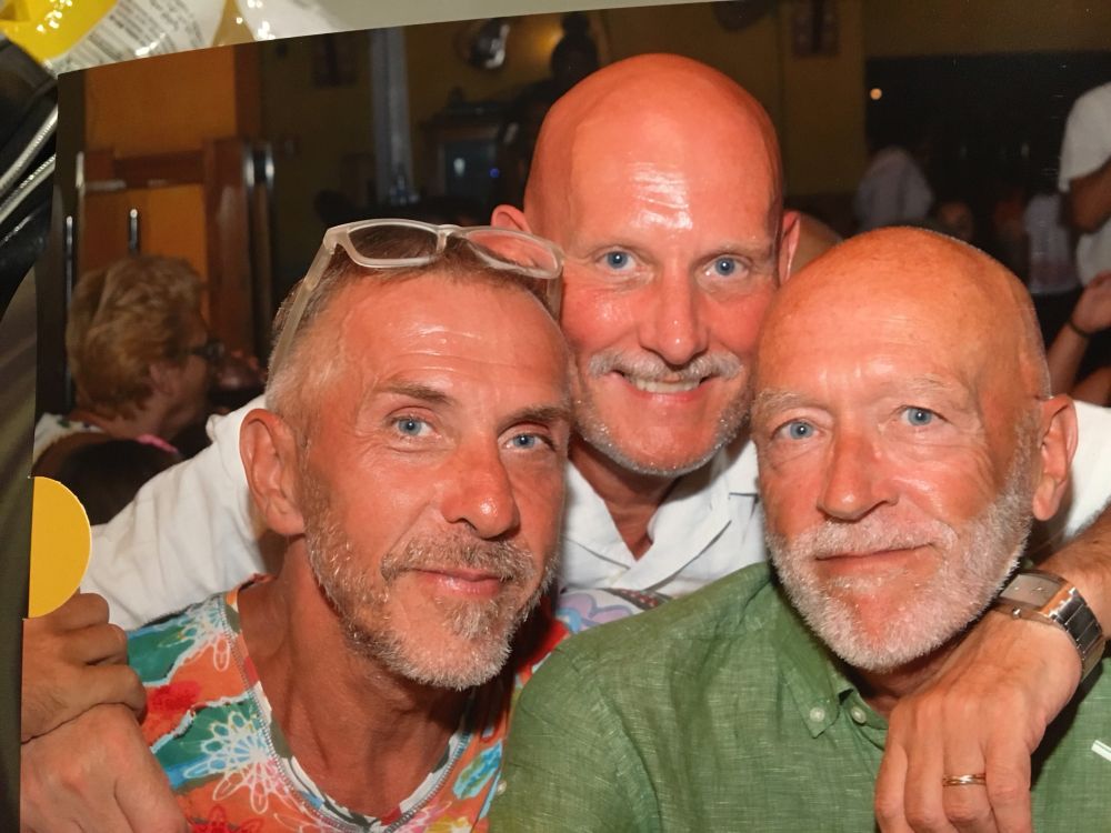 With my friends in a Brazilian Rodízio restaurant , Caparica Portugal.