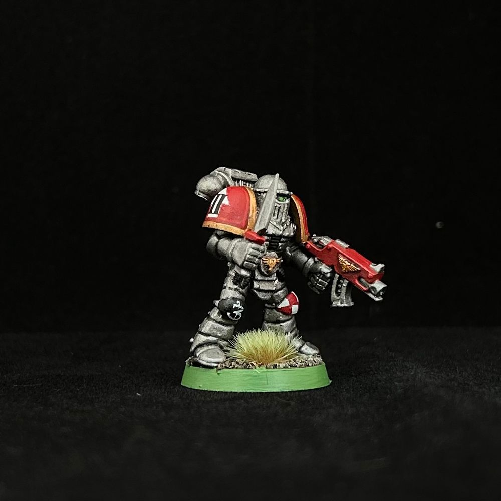Steel Hussars Space Marine in MKII Power Armor