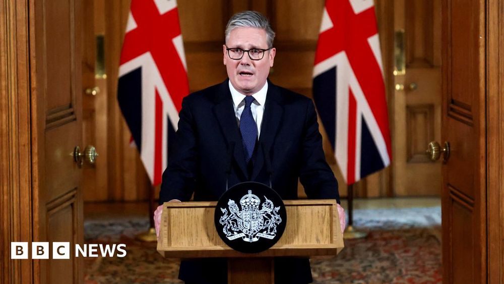 Starmer says the UK will take the step at a UN meeting unless Israel makes
