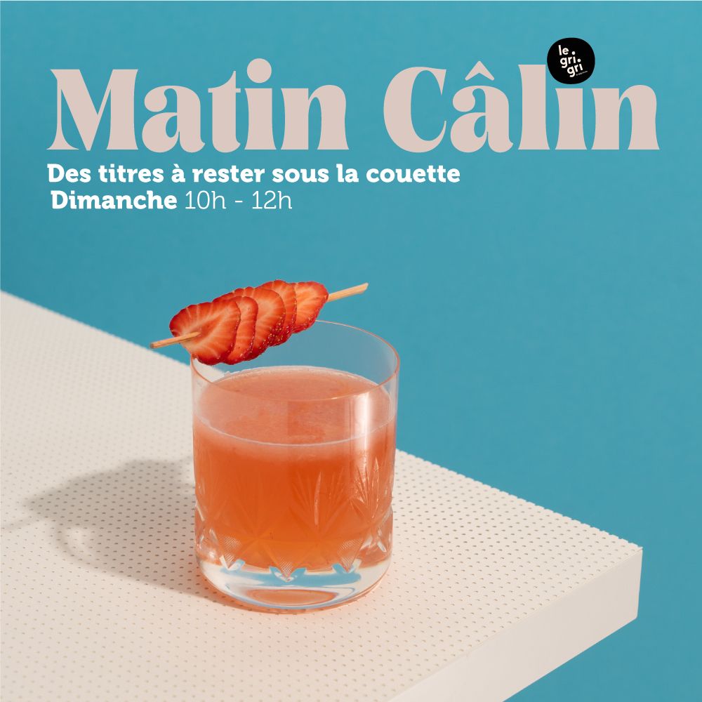 Matin Câlin l'émission à boire avec un cocktail à la min
