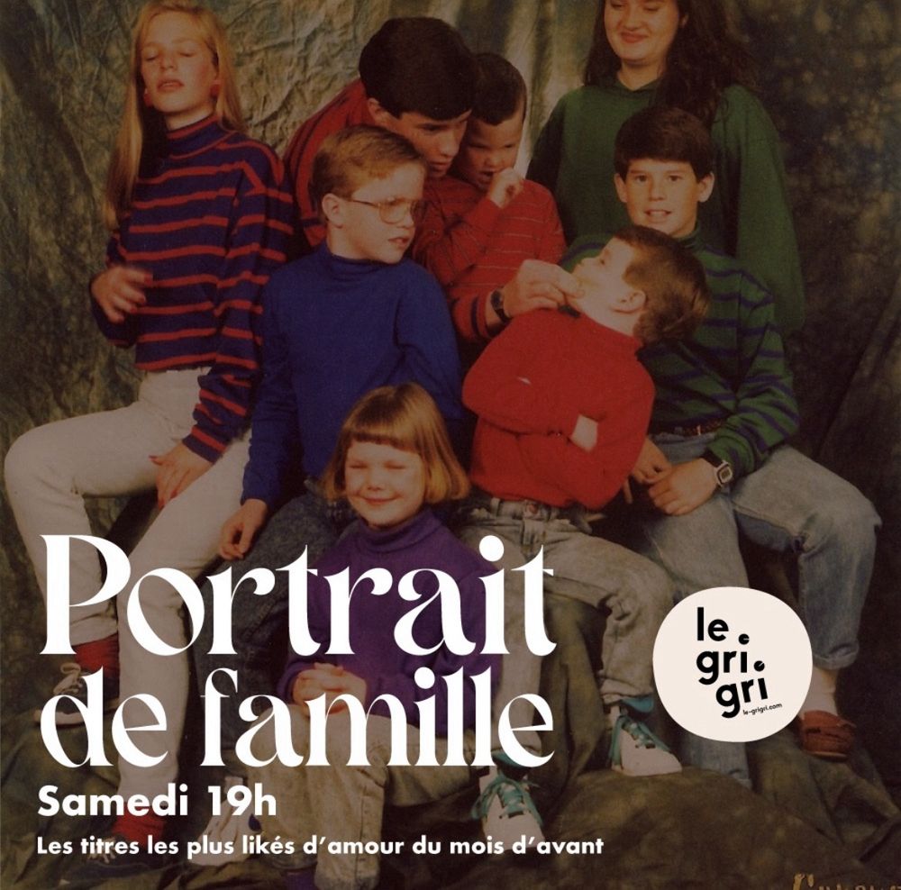 Portrait de famille à 19h sur le Grigri