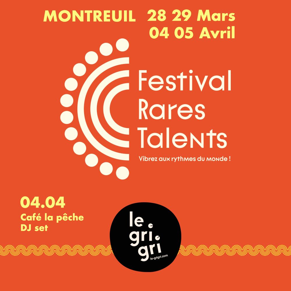 Le Grigri au complet débarque le 04 avril au Café La Pêche à l'occasion du Festival Rare talent