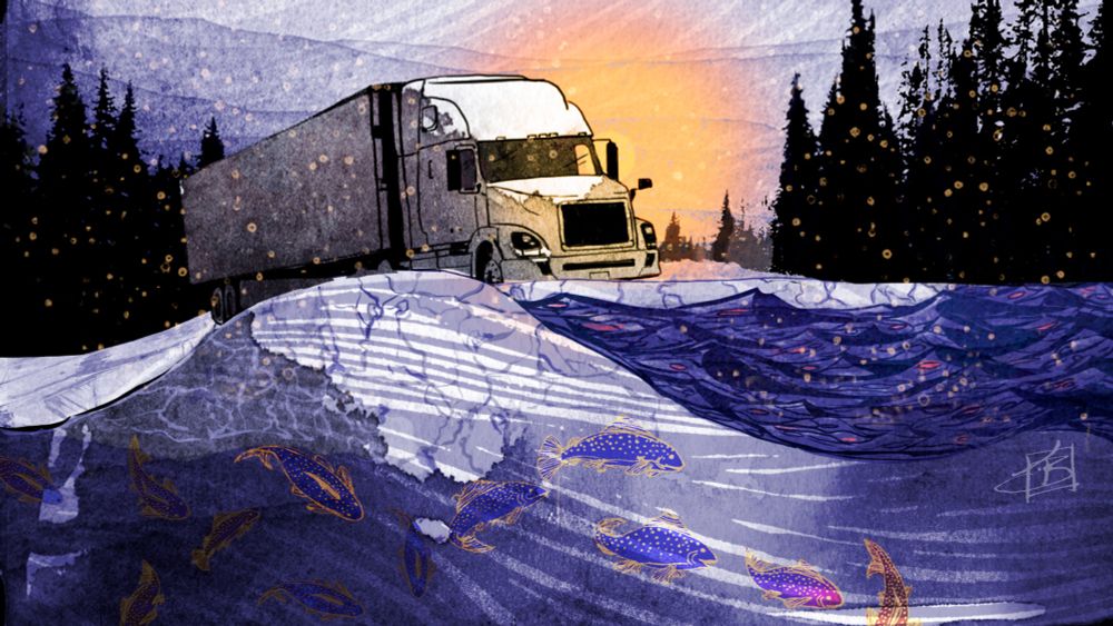Ice roads are a lifeline for First Nations. As Canada warms, they're disappearing.