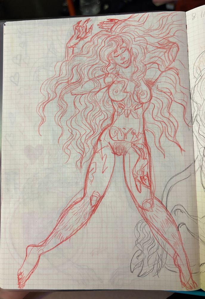 Artistic Nude if a women laying down 