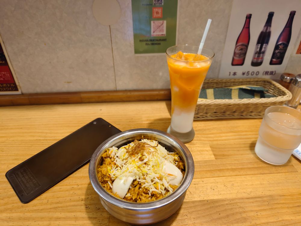 キーマビリヤニ
マンゴーラッシー