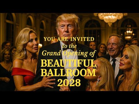 🇺🇸🍾 You are invited to the grand opening of the Beautiful Ballroom. #ai  #maga #democracy  