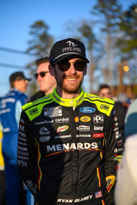 Picture of Ryan Blaney before 2025 Clash Qualifying 