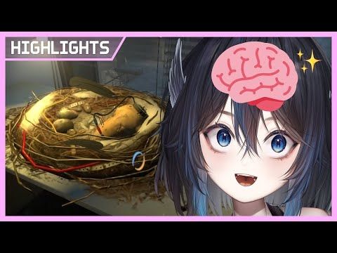 BIG BRAIN crow girl solves puzzles | Portal 2 First Playthrough 【HIGHLIGHTS】