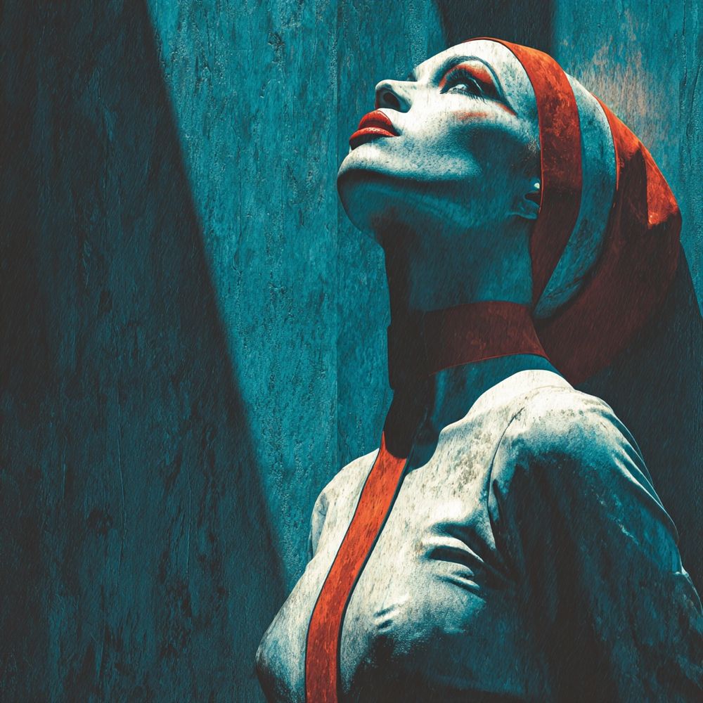 AI generated image. Sister of the cult of fuck you fascist pigs.   