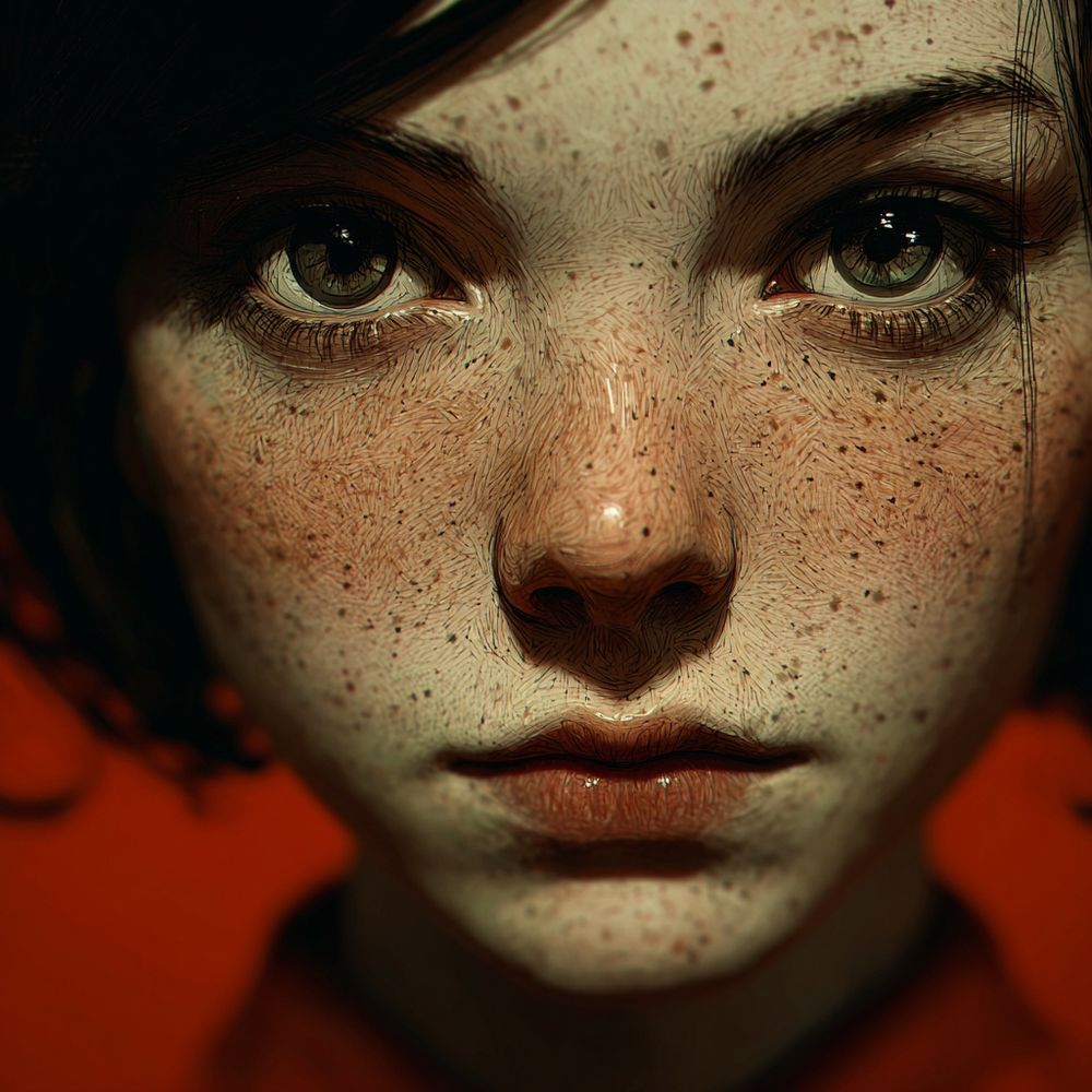 AI generated image. Portrait. 