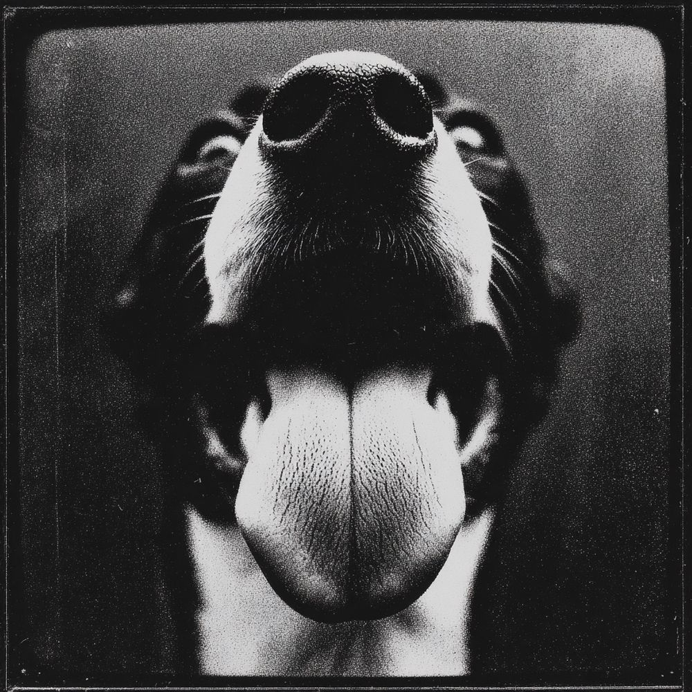 AI generated image. Happy dog. 