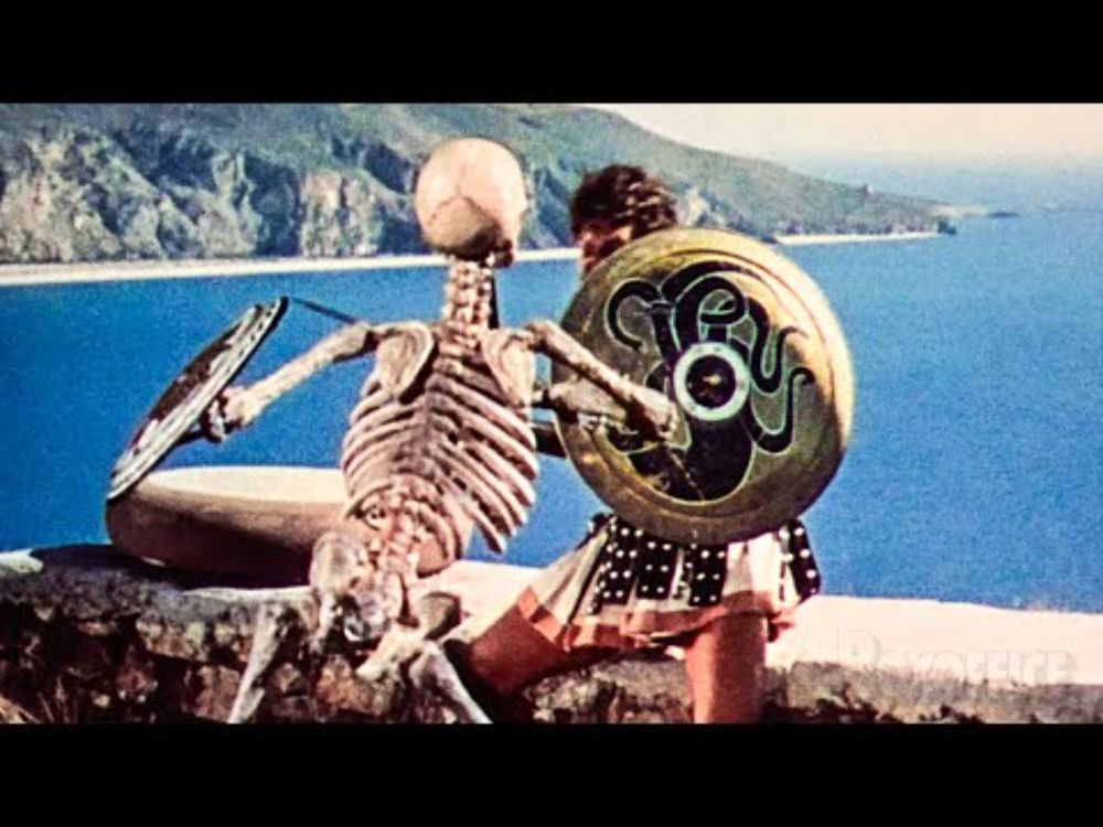 Iconic Skeleton Scene (Ray Harryhausen 🔥) | Jason and the Argonauts | CLIP
