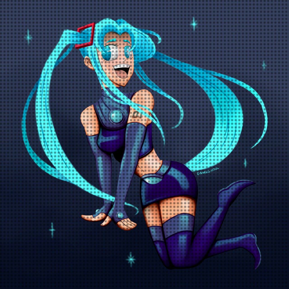 Miku (as Starfire)