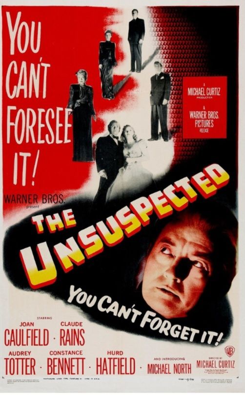Movie poster for The Unsuspected (1947)