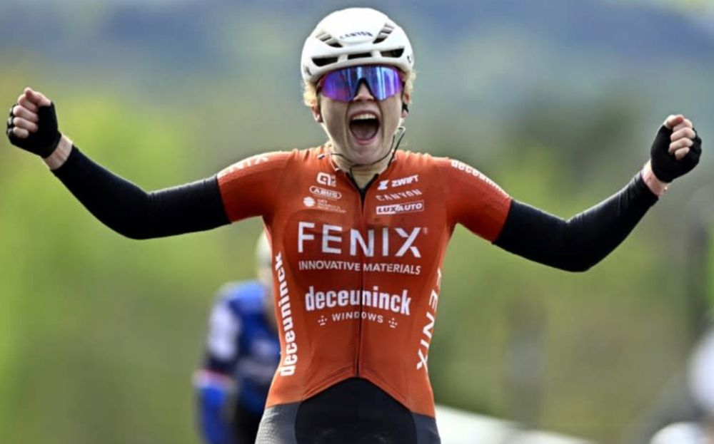 Puck Pieterse wins Fleche Wallonne