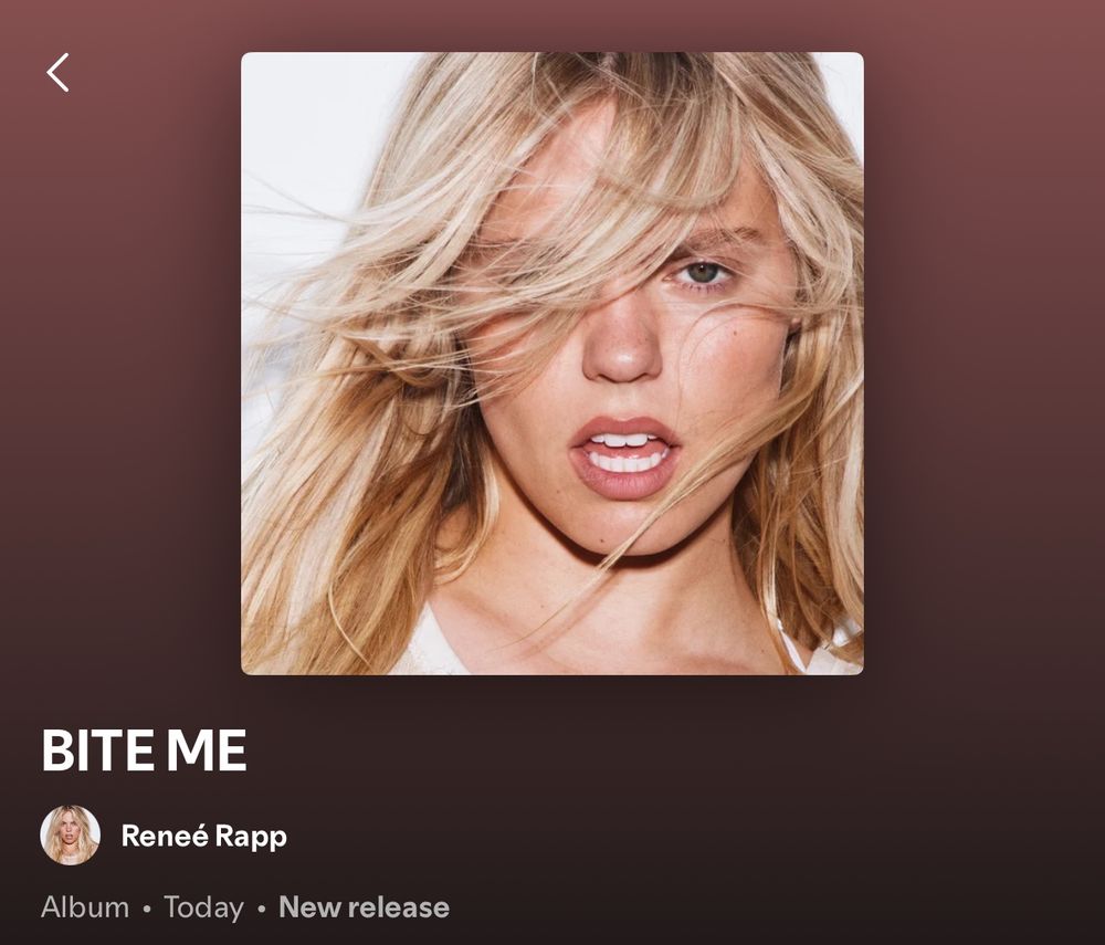 Reneé Rapp’s sophomore album drops today!a win for the girls, gays, and theys