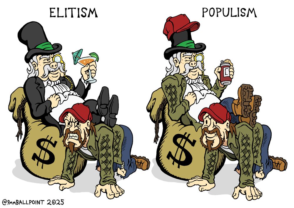 Populism is when billionaires wear Carhartt.