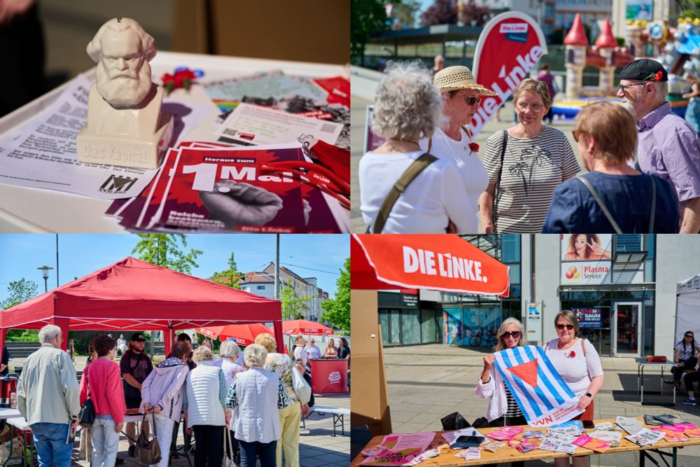 Eindrücke vom Ersten Mai 2025 auf der Merseburger Kliaplatte.