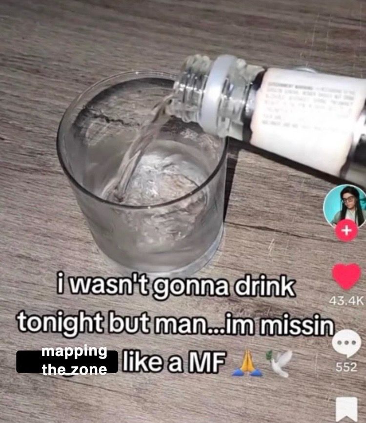 i wasn’t gonna drink tonight but man…im missin mapping the zone like a MF