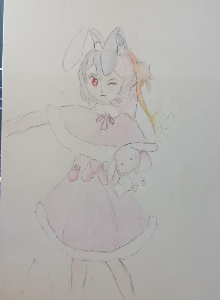 Enya ignis, IdolEN cosplaying a certain bunny 