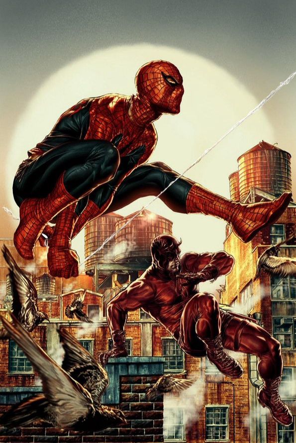 Lee Bermejo Spider-Man and Daredevil 