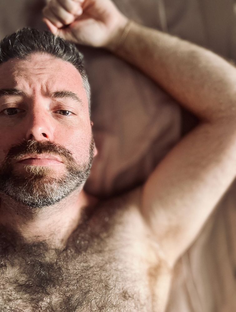 Just laying here being all hairy and that