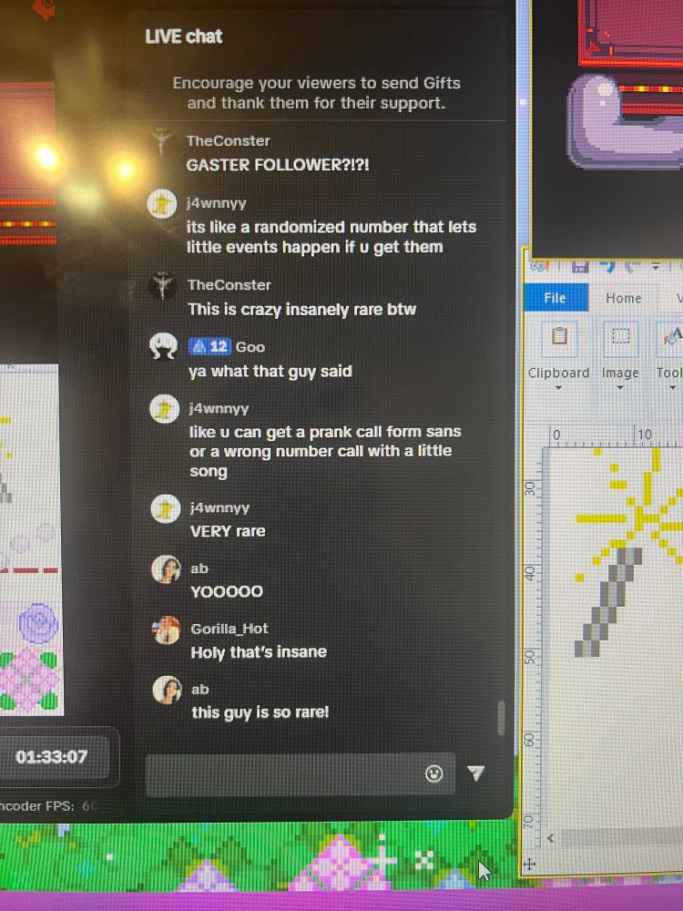 😂Chat trying to tell me how rare it is (😅i didnt know at all, this is my first official play through)
