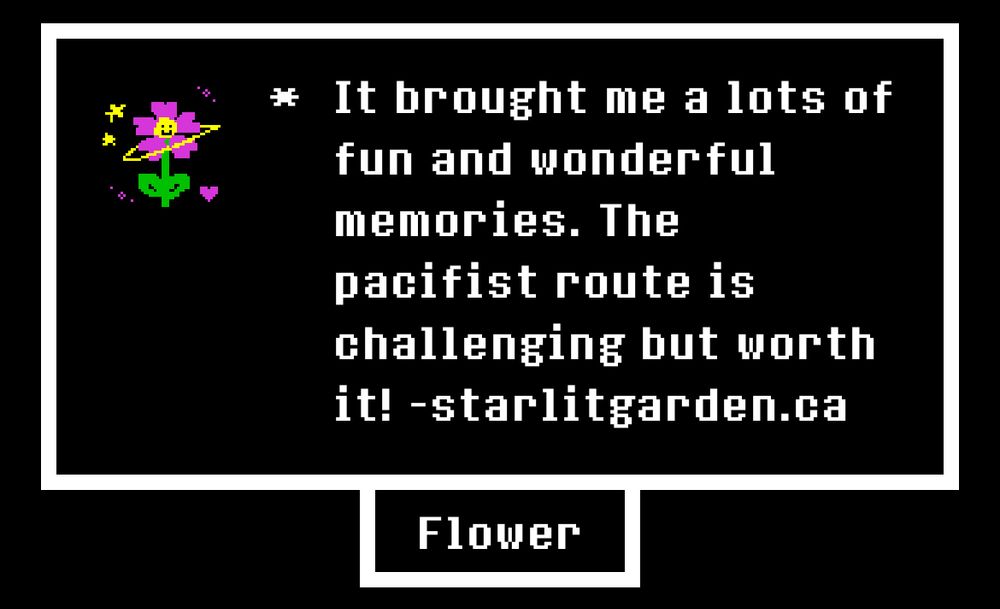 Thank you for making a wonderful game!