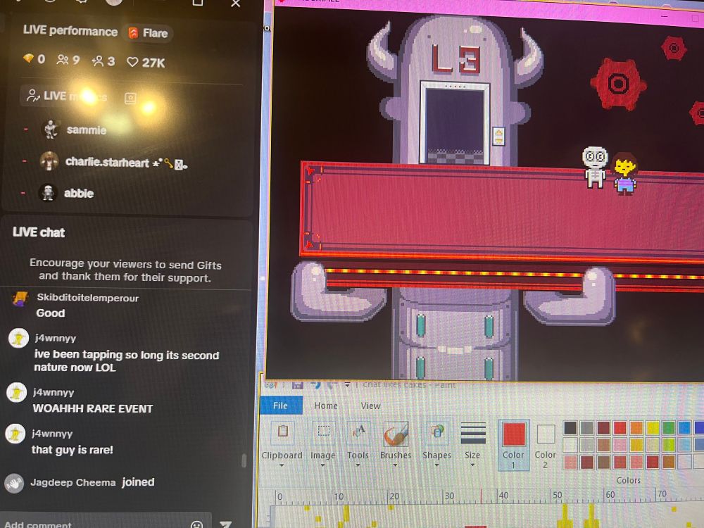 The chat and the rare undertale event