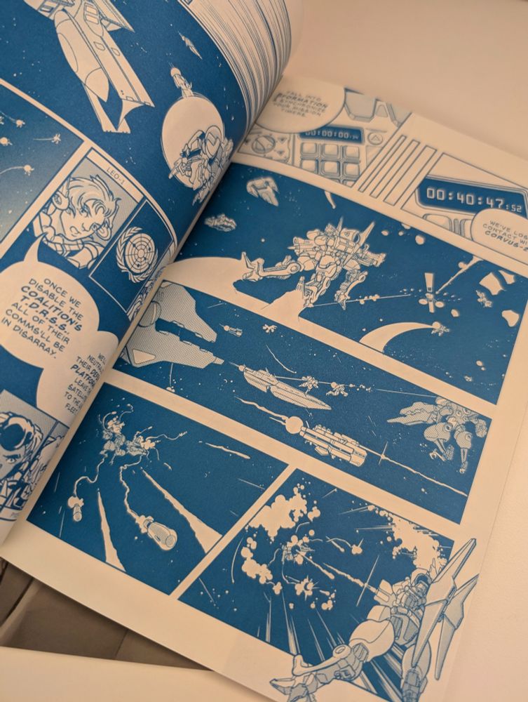 Photo of interior of a minicomic