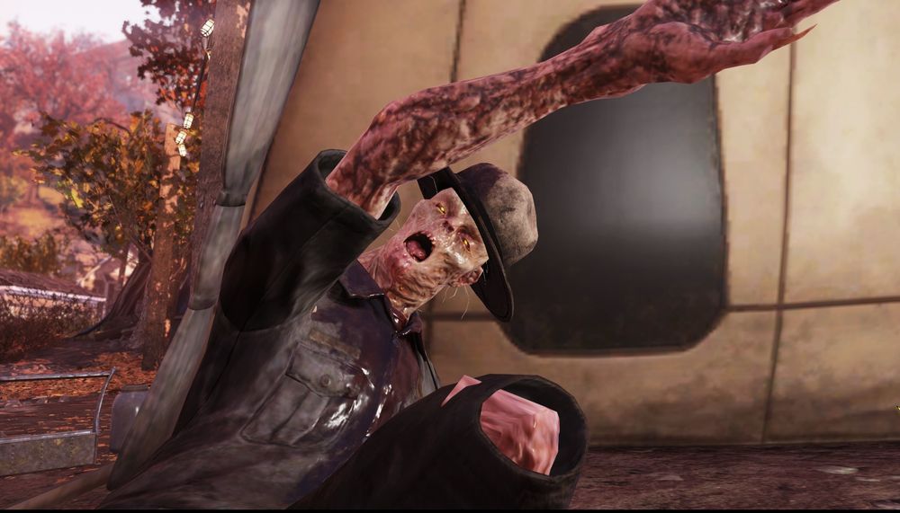 Necrófago estirando un brazo