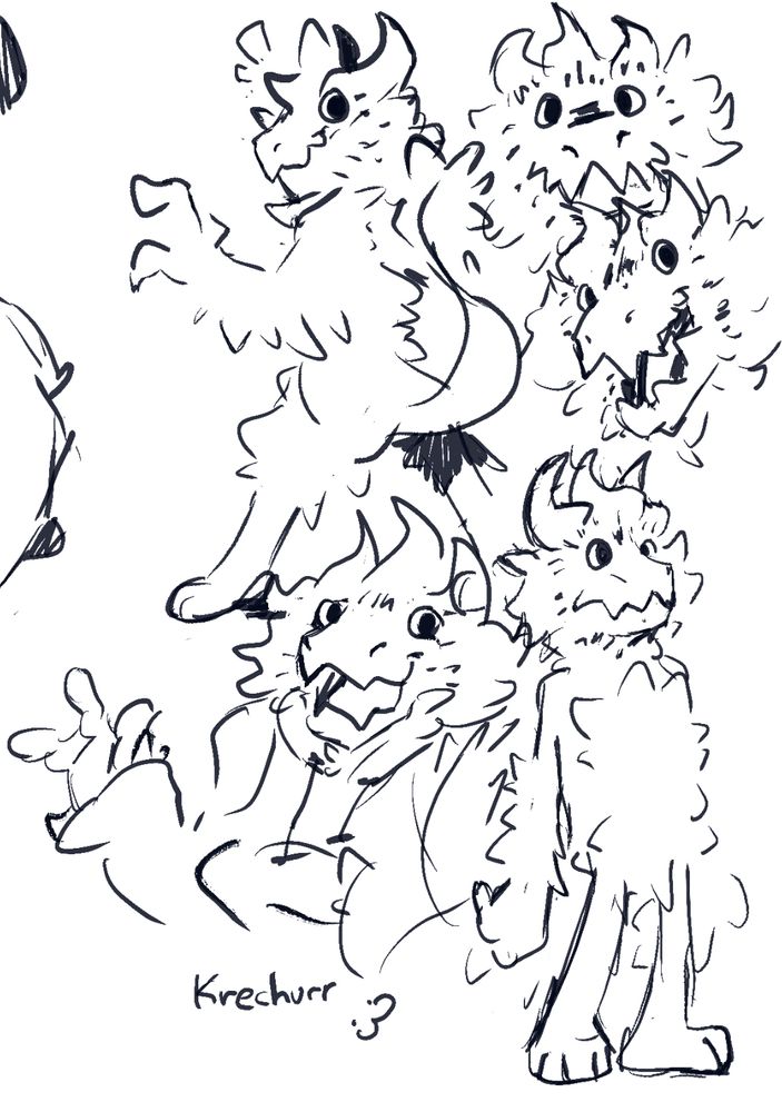 Several sketches of Lik 