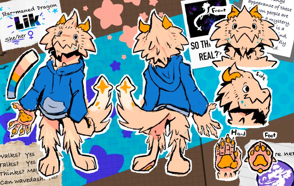 Lik’s reference sheet. (Clothed/Complete)