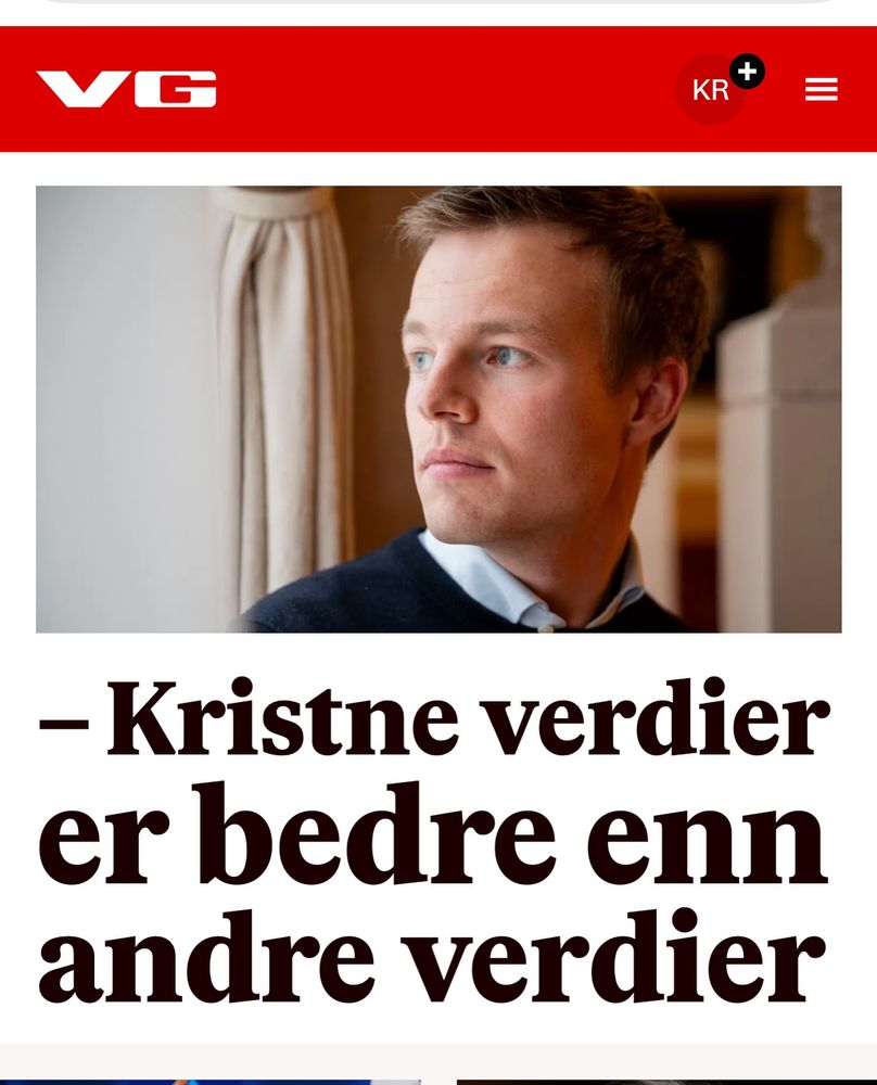 Faksimile Satan i VG: "- Kristne verdier er bedre enn andre verdier".