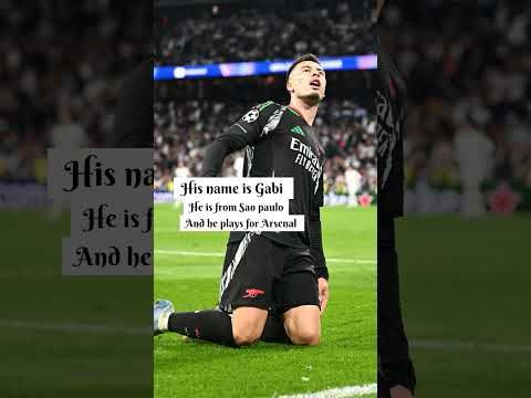 Gabriel Martinelli new song #arsenal #ucl #realmadrid