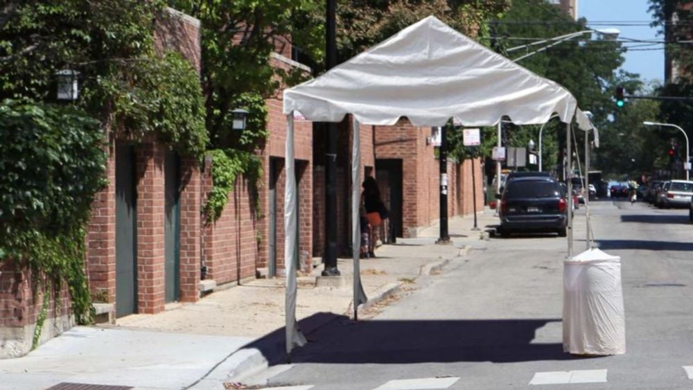 Lone Tent A Dark Harbinger Of Looming Street Festival