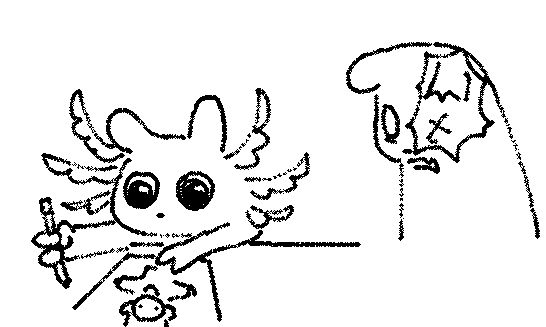 rivulet quietly goes back to drawing and artificer is distraught