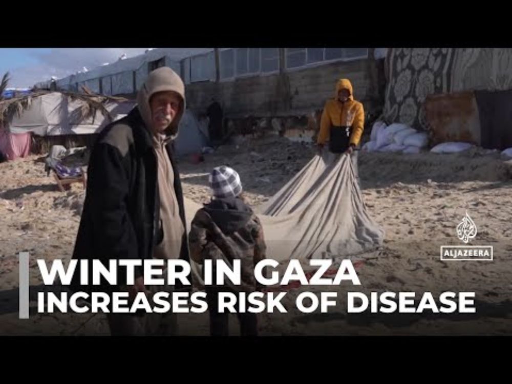 Winter in Gaza: Wet weather increases risk of disease
