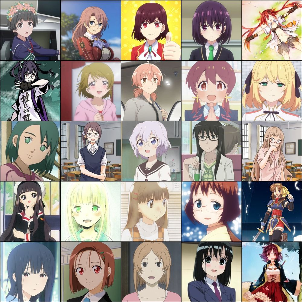 (All characters from left to right)
First row: Kazari Uiharu, Emma Millstein, Rae Taylor, Suzu Kanade, Uzume Tennoboushi
Second row: Nagi Uzui, Hanayo Koizumi, Yuu Koito, Miyo Murasaki, Anisphia Wynn Palettia
Third row: Erin, Kiri Tsurugimine, Chitose Ikeda, Sumika Murasame, Ano Fuji
Fourth row: Tomoyo Daidouji, Marika Aoki, Shuuichi Nitori, Nozomi Takamagahara, Anelace Elfead
Fifth row: Mizore Yoroizuka, Yukino Miyazawa, Taki Tohru, Momoko Toyoko, Sophie Neunmuller