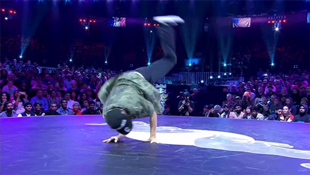 Breakdancing Spin GIF