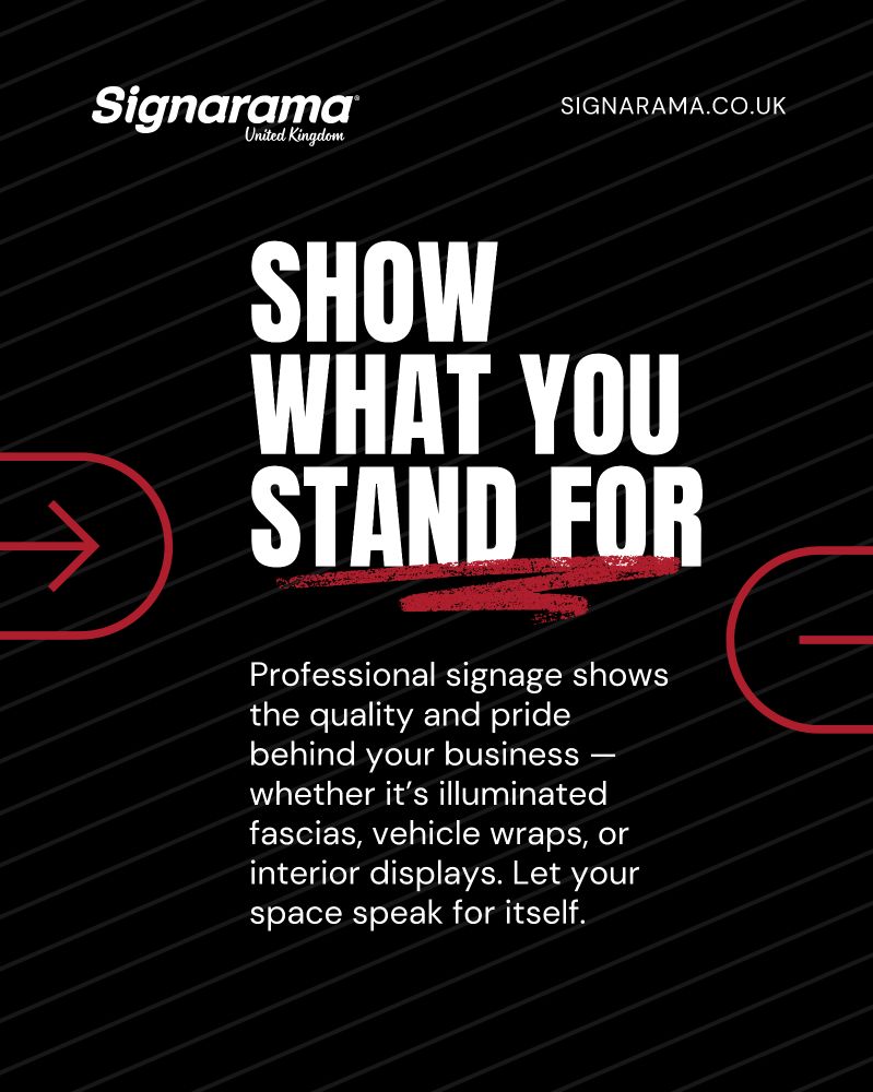 Show What You Stand For. 

Professional signage shows the quality and pride behind your business - whether it's illuminated fascias, vehicle wraps, or interior displays. Let your space speak for itself.