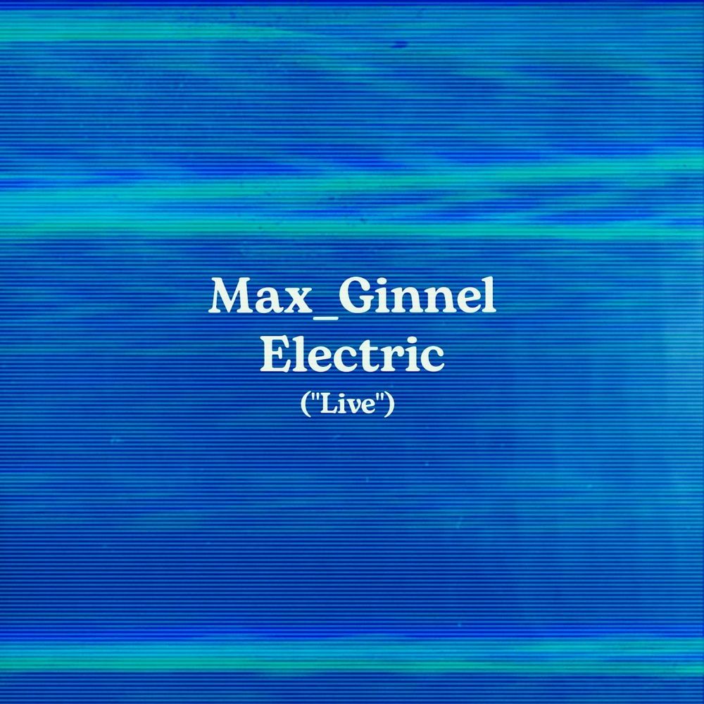 Max_Ginnel - Electric ("Live") cover for a track (coming soon on Bandcamp). 

It has different shades of blue and dark blue and crossed with the VHS aesthetic. 