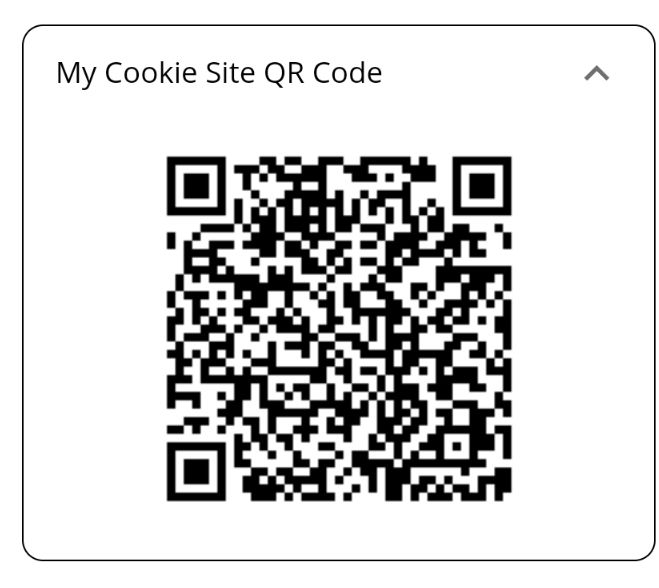 QR code that links to a site to buy Girl Scout cookies 