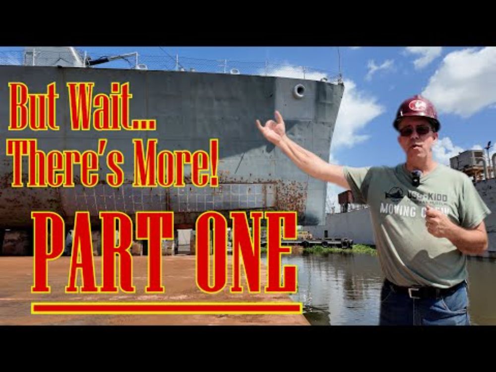 Hull Repairs: World War II Destroyer Enters Final Weeks of Drydock -- Part 1
