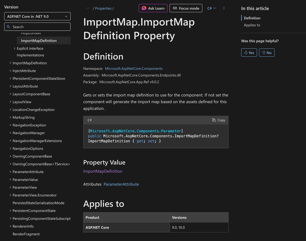 https://learn.microsoft.com/en-us/dotnet/api/microsoft.aspnetcore.components.importmap.importmapdefinition?view=aspnetcore-9.0