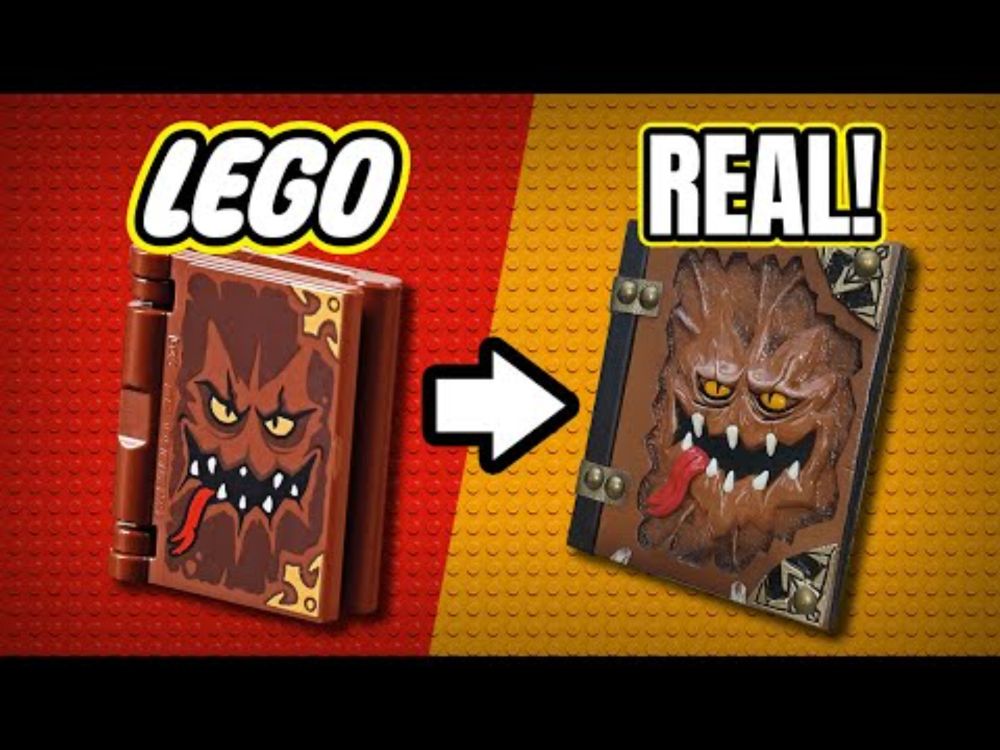 Making the Book of Monsters from Lego Nexo Knights