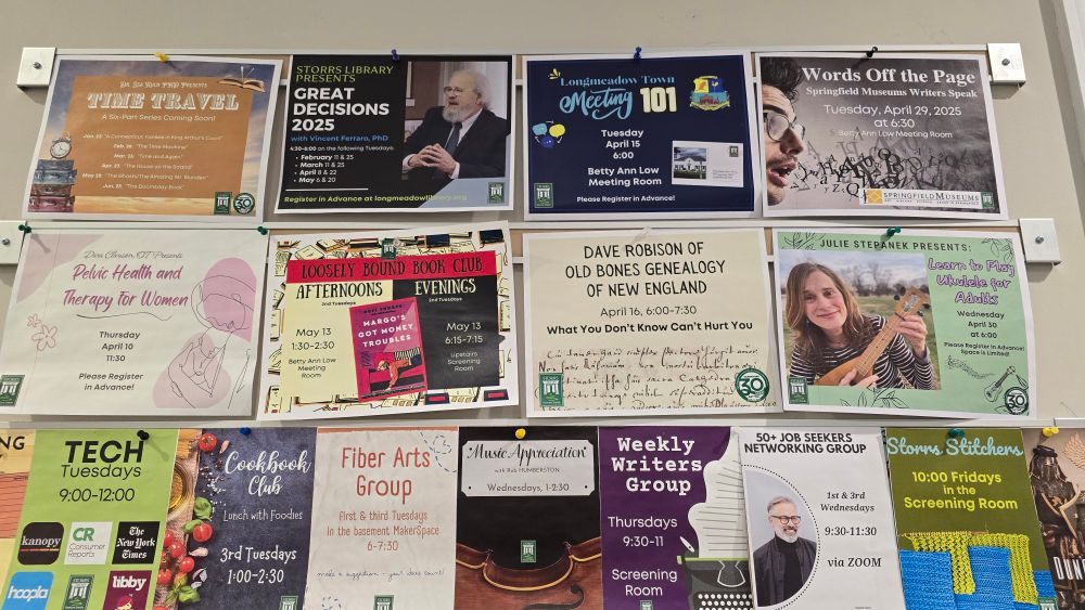 Posters on a wall